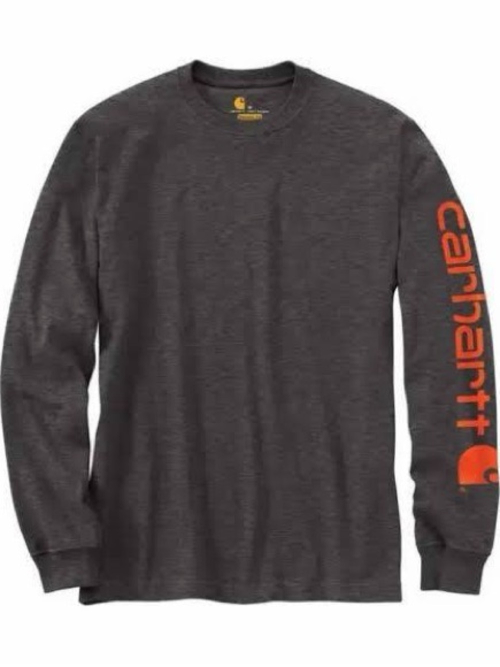 Carhartt Men's Loose Fit Heavyweight Long Sleeve Logo Sleeve Graphic T Shirt